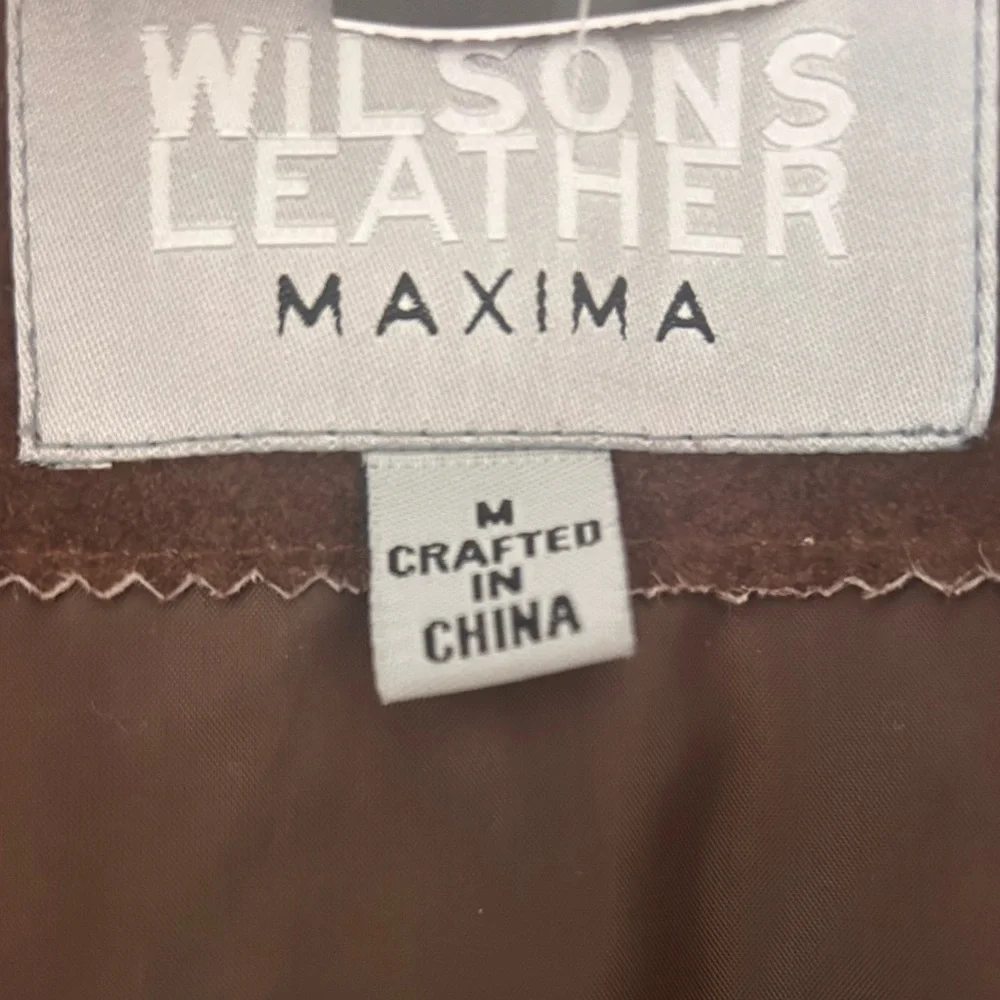 🤎 VINTAGE Wilsons Leather Maxima Suede Penny Lane Coat 🤎 - Picture 3 of 4